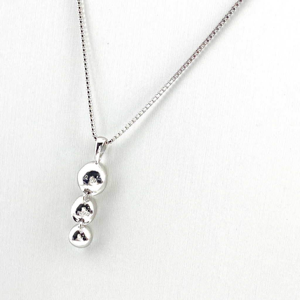 メレダイヤ デザインネックレス プラチナ ペンダント ネックレス Pt900 Pt850 ダイヤモンド レディース 【中古】nbjwl