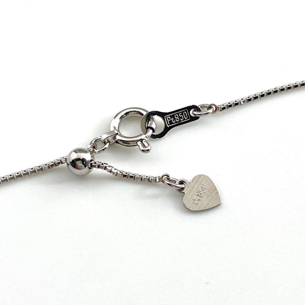 メレダイヤ デザインネックレス プラチナ ペンダント ネックレス Pt900 Pt850 ダイヤモンド レディース 【中古】nbjwl