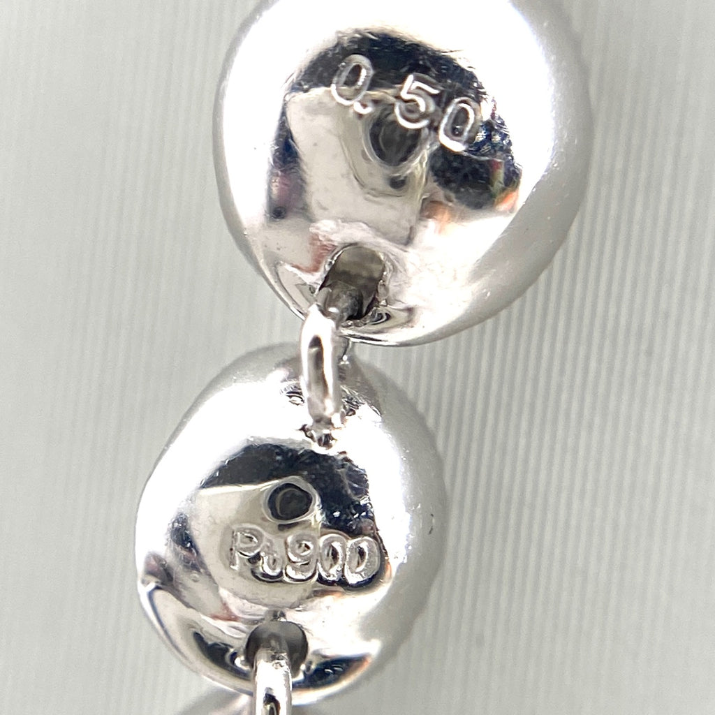 メレダイヤ デザインネックレス プラチナ ペンダント ネックレス Pt900 Pt850 ダイヤモンド レディース 【中古】nbjwl