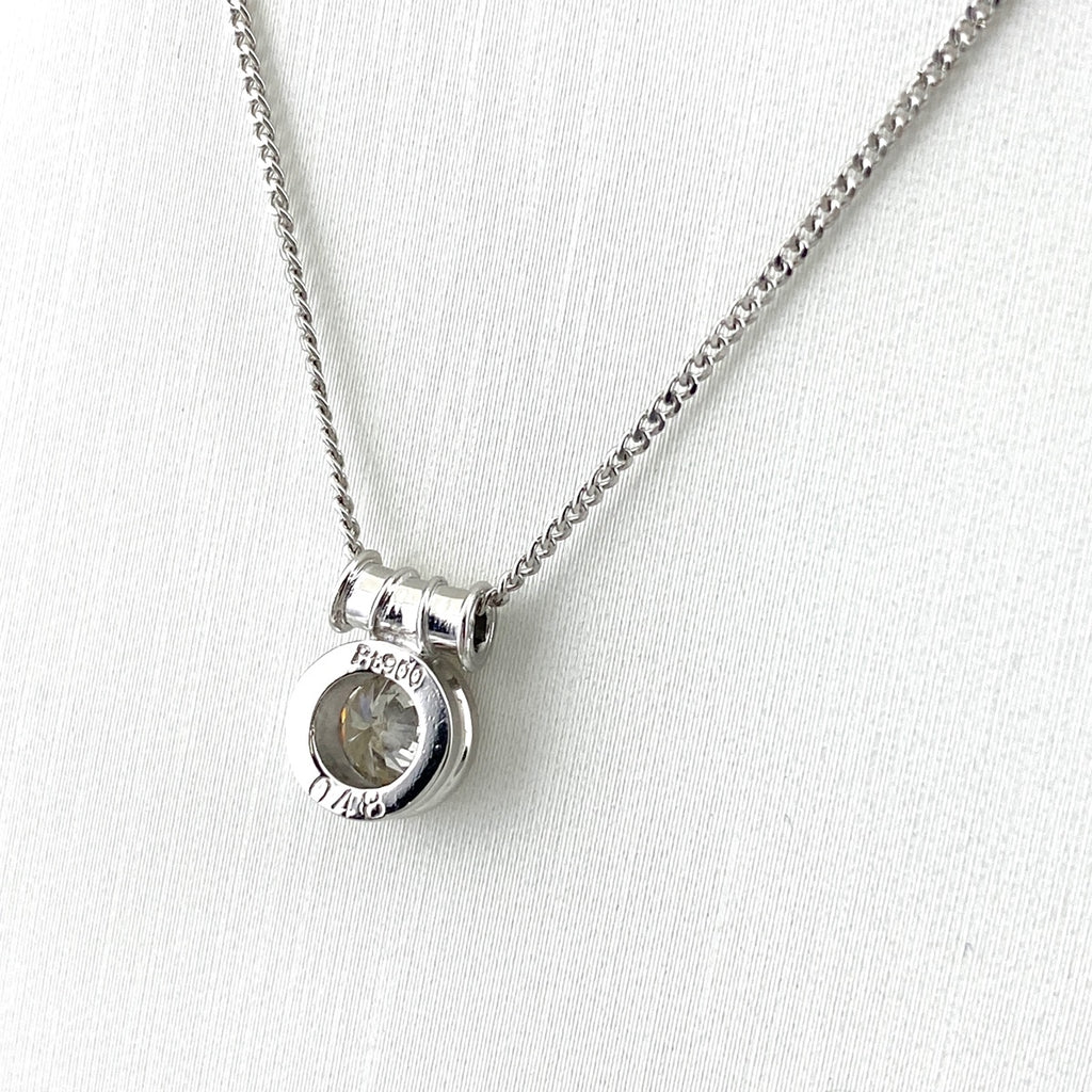 ダイヤモンド デザインネックレス プラチナ ペンダント メレダイヤ ネックレス Pt900 Pt850 ダイヤモンド レディース 【中古】nbjwl