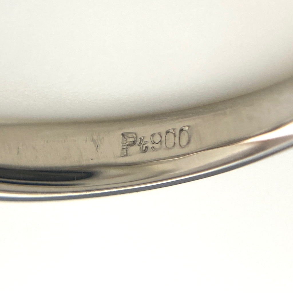 メレダイヤ デザインリング プラチナ 指輪 リング 14号 Pt900 ダイヤモンド レディース 【中古】nbjwl