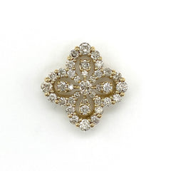 メレダイヤ ペンダントトップ YG イエローゴールド ペンダントトップ K18 ダイヤモンド レディース 【中古】nbjwl