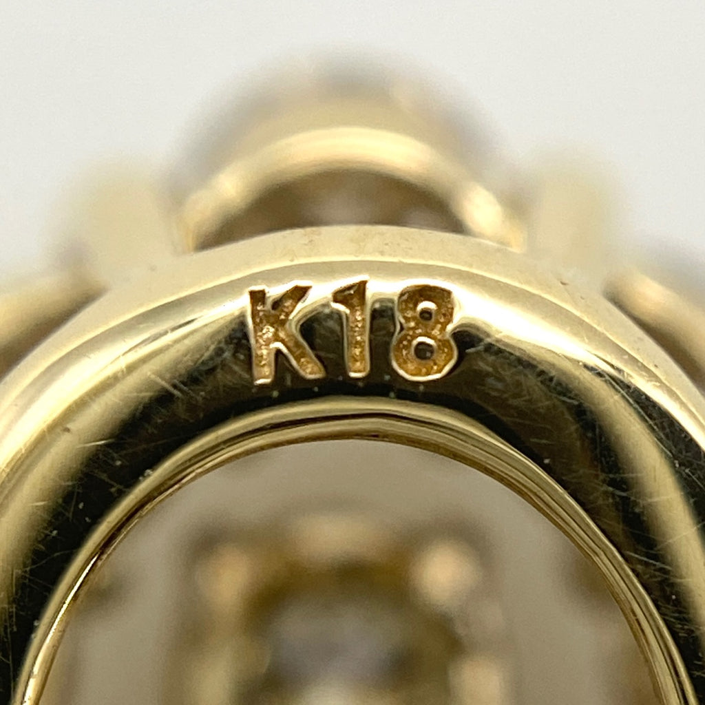 メレダイヤ ペンダントトップ YG イエローゴールド ペンダントトップ K18 ダイヤモンド レディース 【中古】nbjwl