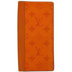 ルイ・ヴィトン ポルトフォイユ ブラザ NM 札入れ 小銭入れ 長財布 モノグラム ボルケーノオレンジ M30427 レディース 【中古】brbag