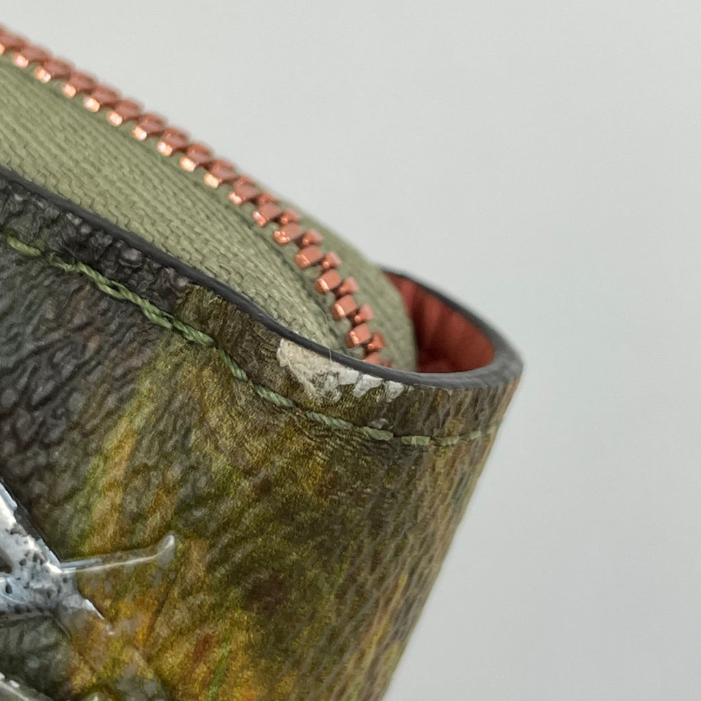 ルイ・ヴィトン ジッピーウォレット マスターズコレクション モナリザ 長財布 コーティングキャンバス ピンク グリーン マルチカラー M64606 レディース 【中古】brbag