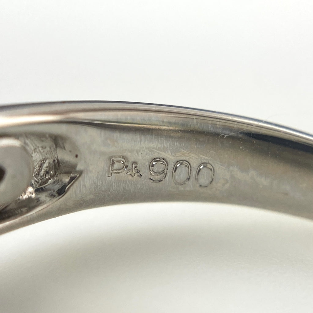 メレダイヤ デザインリング プラチナ 指輪 リング 12.5号 Pt900 ダイヤモンド レディース 【中古】nbjwl