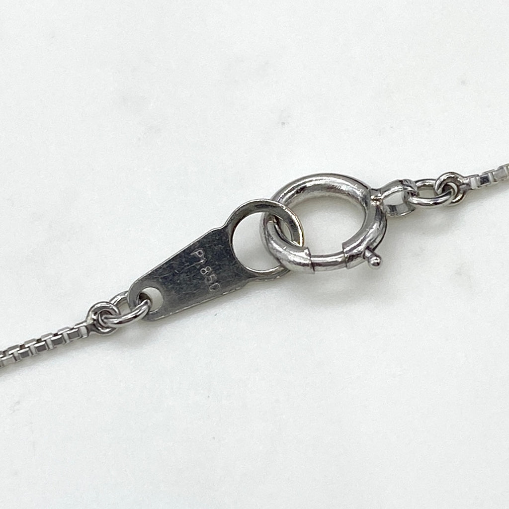 メレダイヤ デザインネックレス プラチナ ペンダント ネックレス Pt900 Pt850 ダイヤモンド レディース 【中古】nbjwl