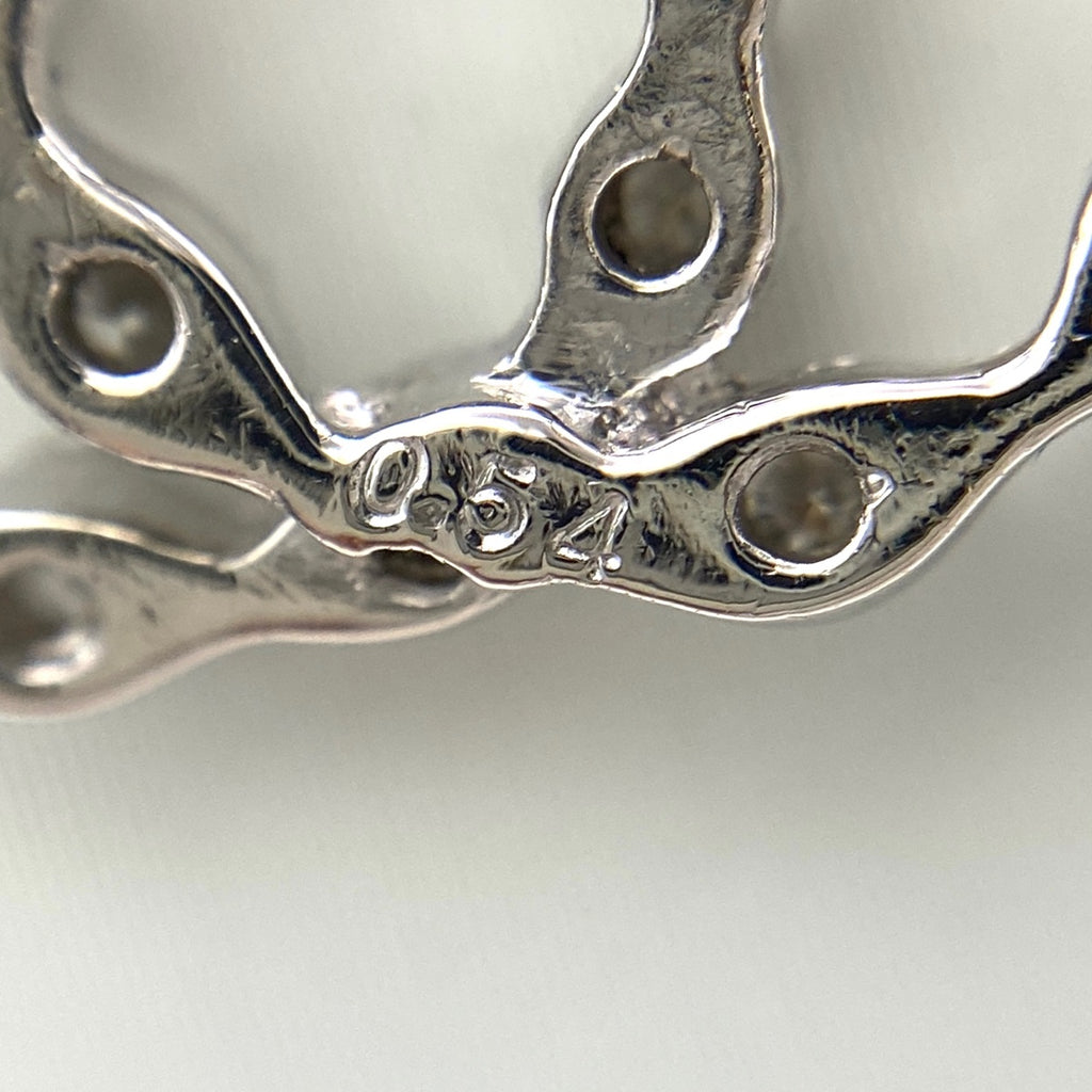 メレダイヤ デザインネックレス プラチナ ペンダント ネックレス Pt900 Pt850 ダイヤモンド レディース 【中古】nbjwl