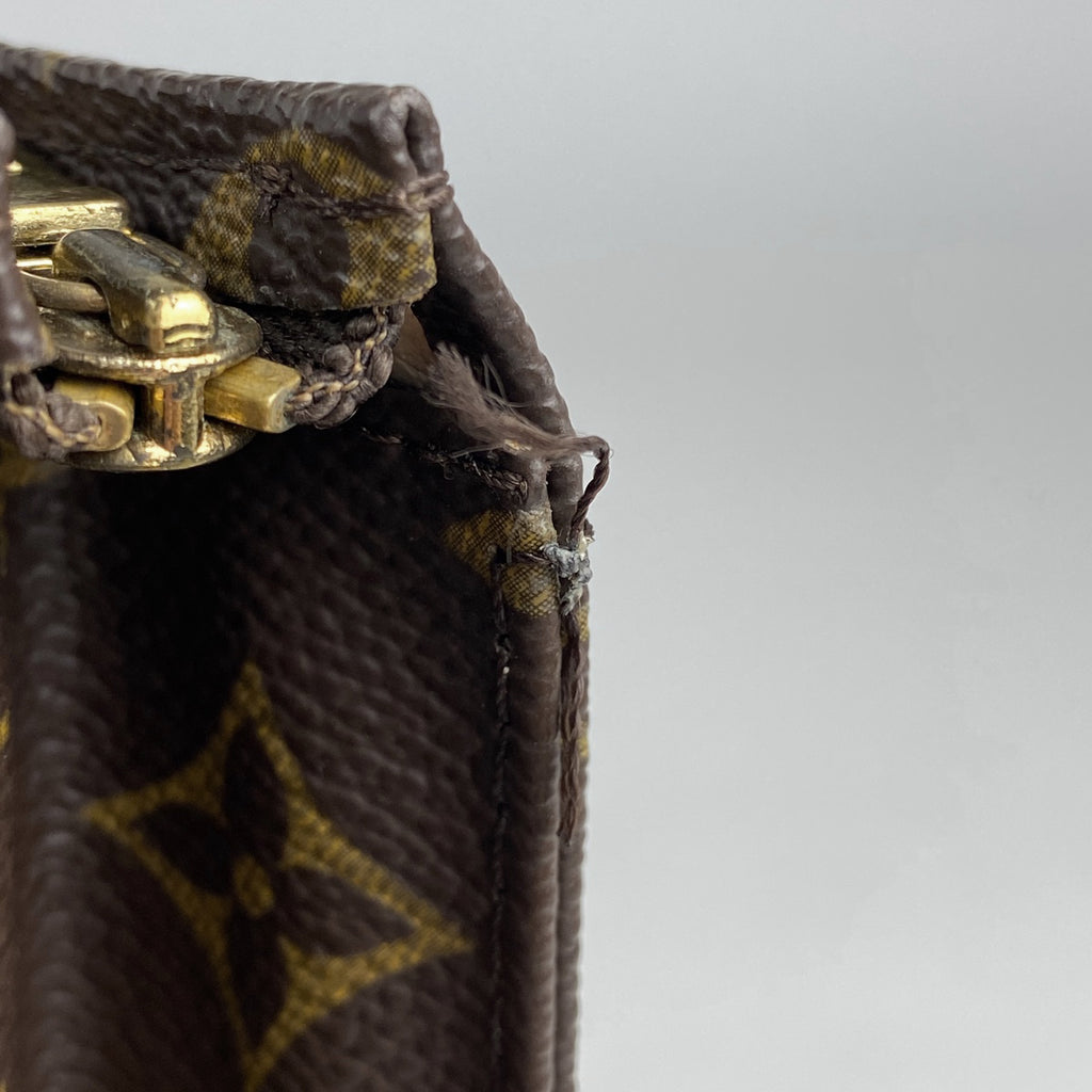 ルイ・ヴィトン ポッシュ トワレット 26 小物入れ クラッチバッグ 化粧ポーチ モノグラム ブラウン M47542 レディース 【中古】brbag