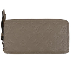 ルイ・ヴィトン ジッピー ウォレット 札入れ 小銭入れ ラウンドファスナー ラウンドジップ 長財布 モノグラムアンプラント トゥルトレール(グレージュ) M69034 レディース 【中古】brbag