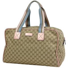 グッチ GG柄 ボストンバッグ ショルダーバッグ ボストンバッグ GGキャンバス ベージュ ピンク 153240 レディース 【中古】brbag