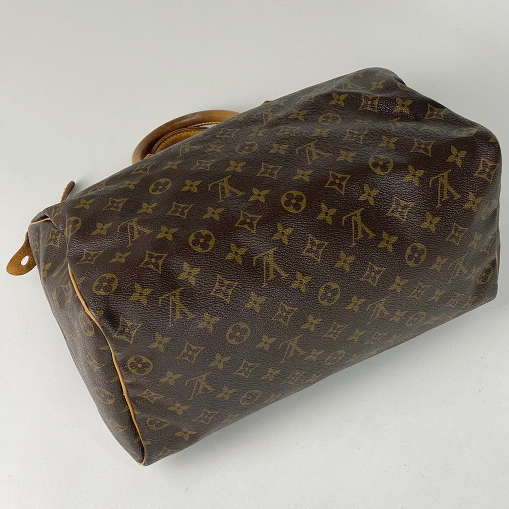 ルイ・ヴィトン スピーディ 35 ボストンバッグ 通勤 ハンドバッグ モノグラム ブラウン M41524 レディース 【中古】brbag