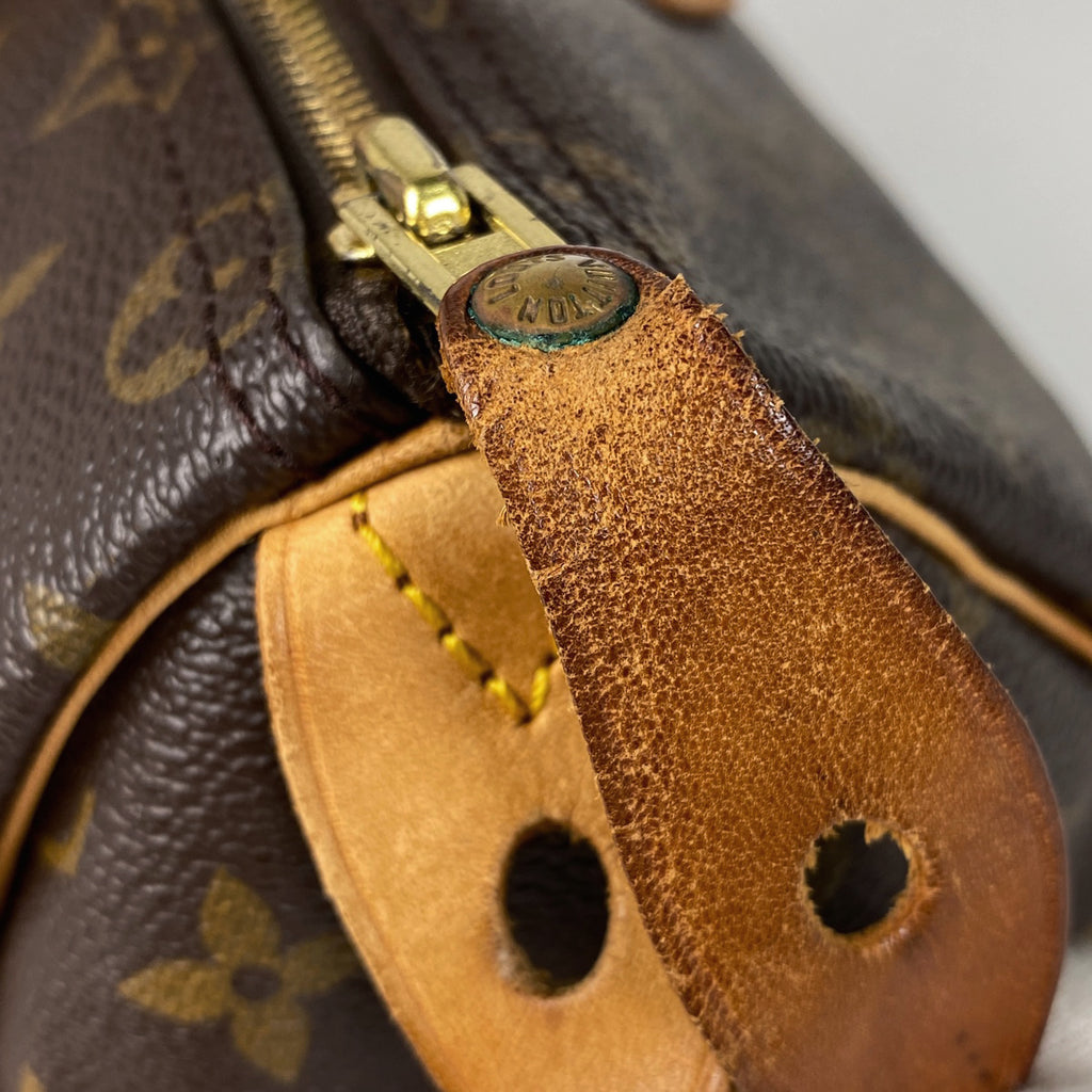 ルイ・ヴィトン スピーディ 35 ボストンバッグ 通勤 ハンドバッグ モノグラム ブラウン M41524 レディース 【中古】brbag