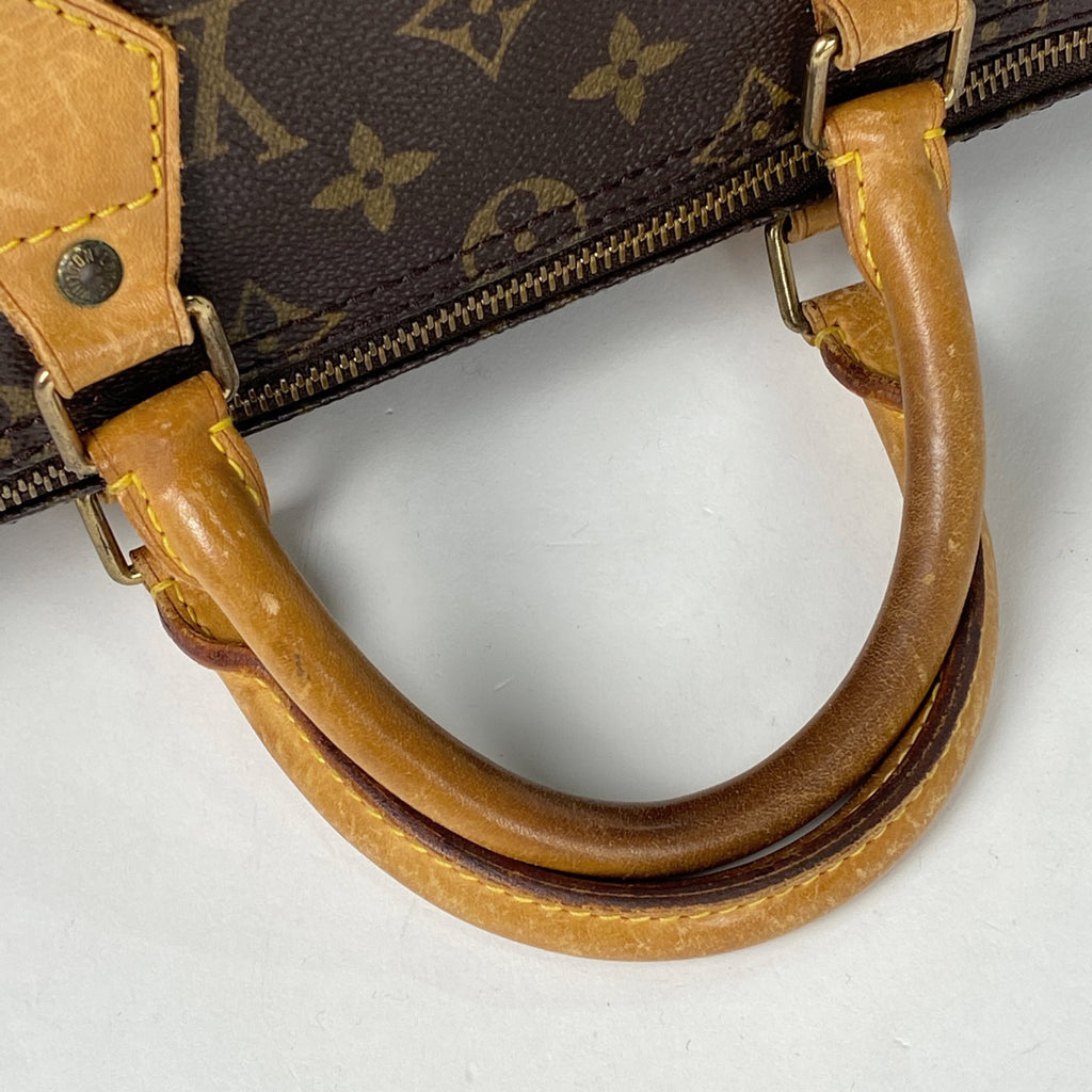 ルイ・ヴィトン スピーディ 35 ボストンバッグ 通勤 ハンドバッグ モノグラム ブラウン M41524 レディース 【中古】brbag