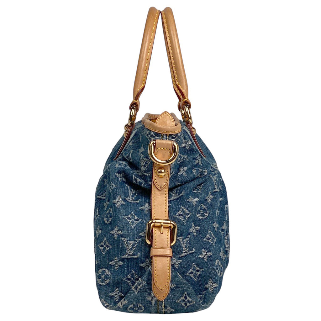ルイ・ヴィトン ネオカヴィ MM ショルダーバッグ 肩掛け インディゴ ハンドバッグ モノグラムデニム ブルー M95349 レディース 【中古】brbag