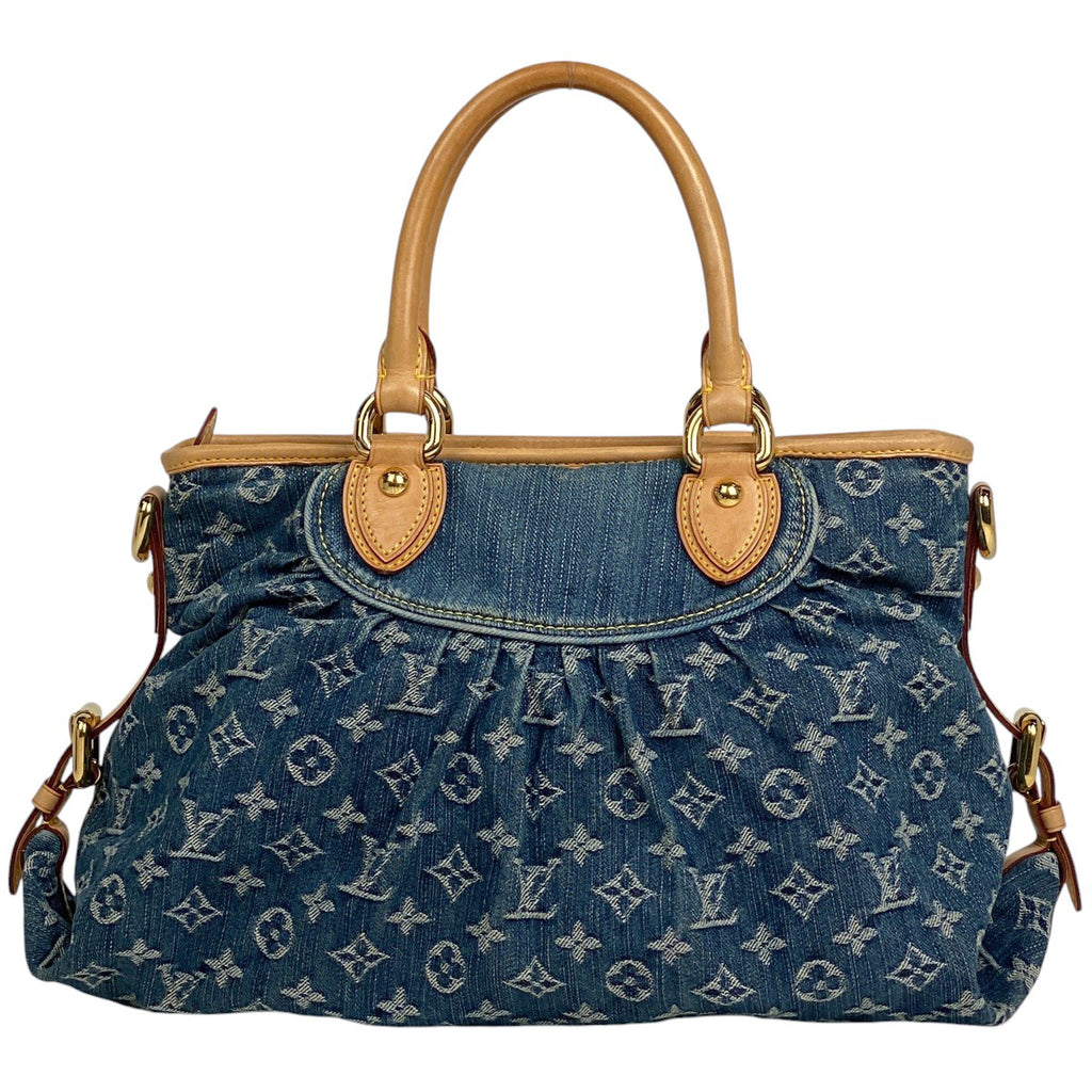 ルイ・ヴィトン ネオカヴィ MM ショルダーバッグ 肩掛け インディゴ ハンドバッグ モノグラムデニム ブルー M95349 レディース 【中古】brbag