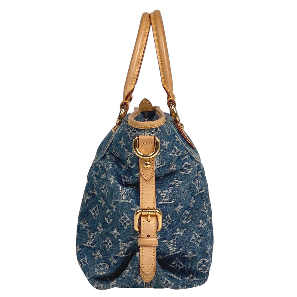 ルイ・ヴィトン ネオカヴィ MM ショルダーバッグ 肩掛け インディゴ ハンドバッグ モノグラムデニム ブルー M95349 レディース 【中古】brbag