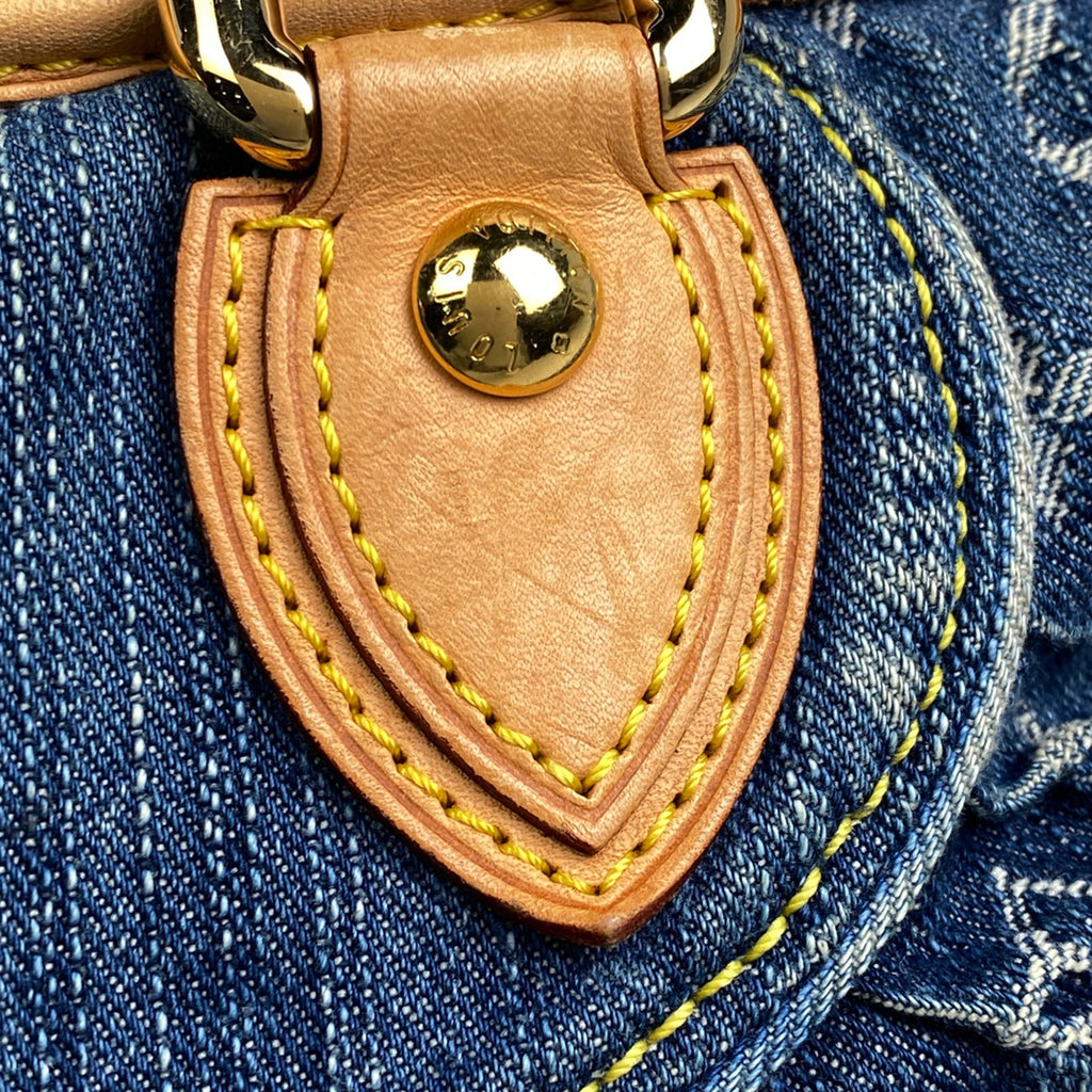 ルイ・ヴィトン ネオカヴィ MM ショルダーバッグ 肩掛け インディゴ ハンドバッグ モノグラムデニム ブルー M95349 レディース 【中古】brbag