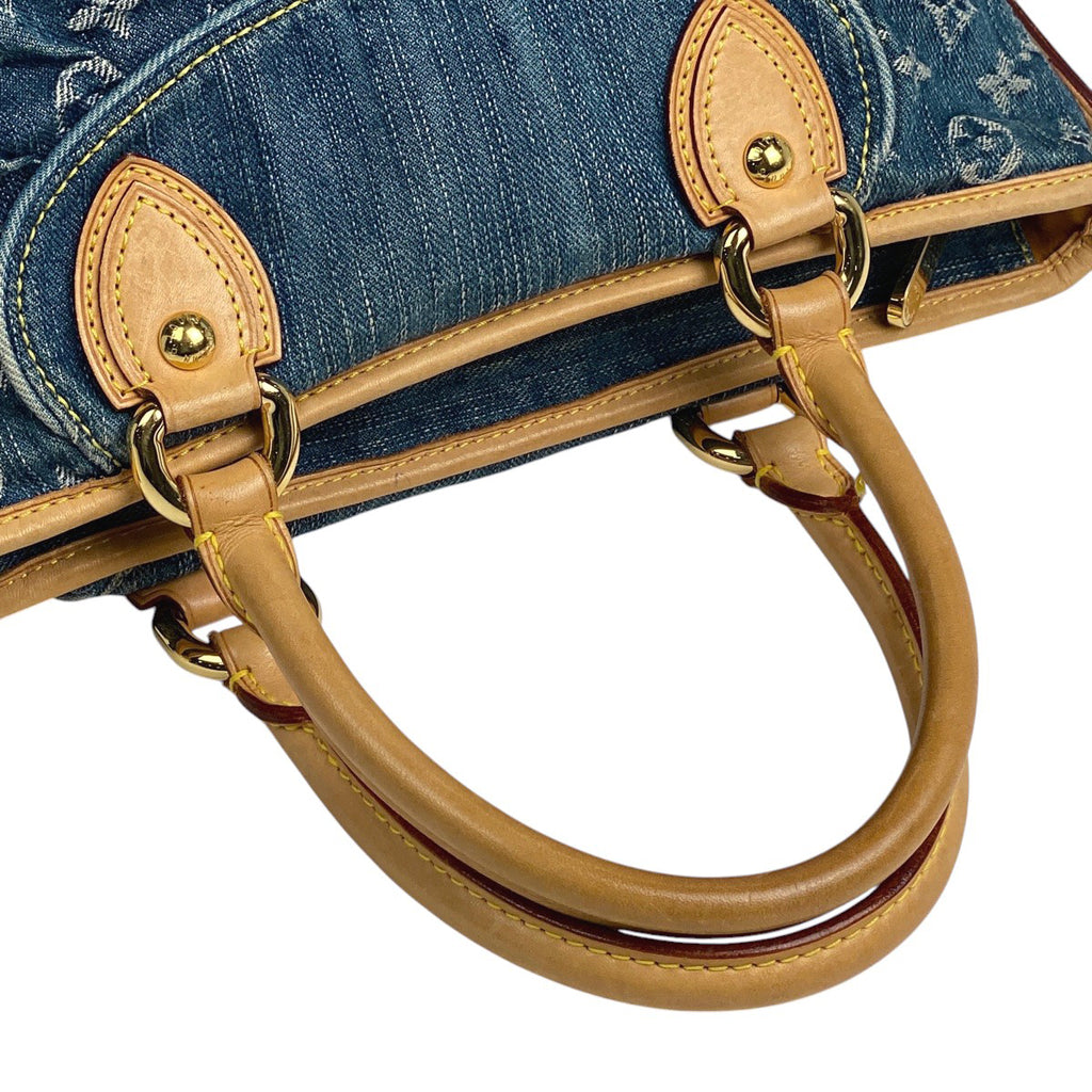 ルイ・ヴィトン ネオカヴィ MM ショルダーバッグ 肩掛け インディゴ ハンドバッグ モノグラムデニム ブルー M95349 レディース 【中古】brbag