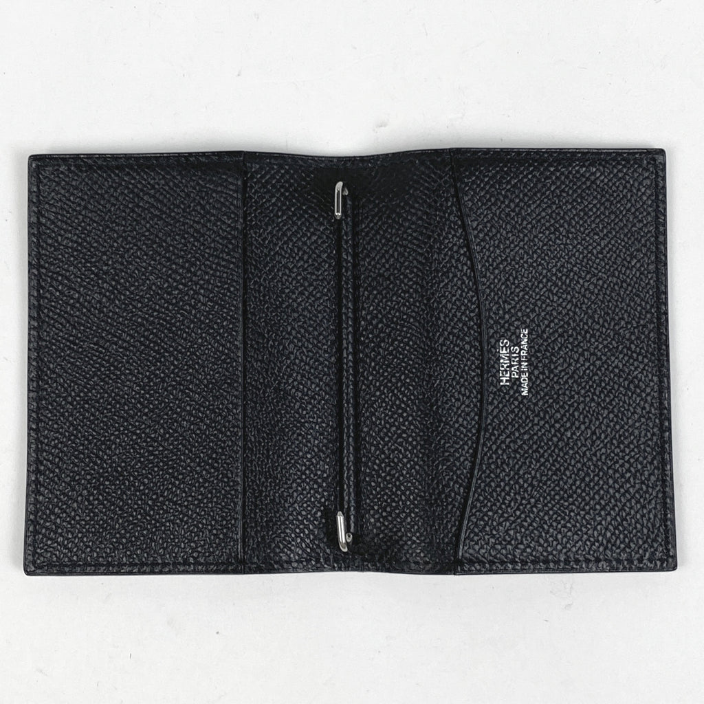 エルメス アジェンダ ミニ 手帳カバー 手帳・ブックカバー ヴォーエプソン ブラック レディース 【中古】brbag