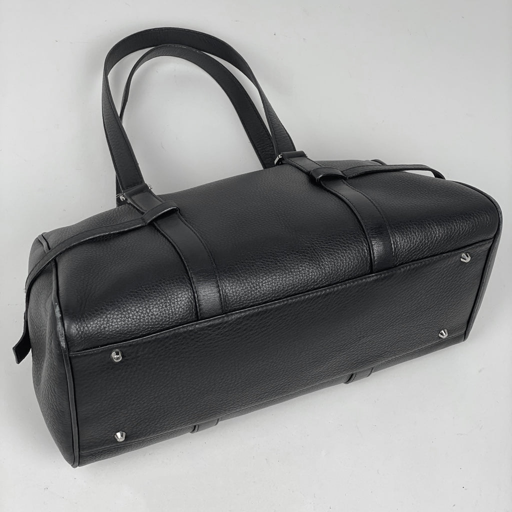 クリスチャンディオール ロゴ ハンドバッグ ショルダーバッグ ハンドバッグ レザー ブラック レディース 【中古】brbag