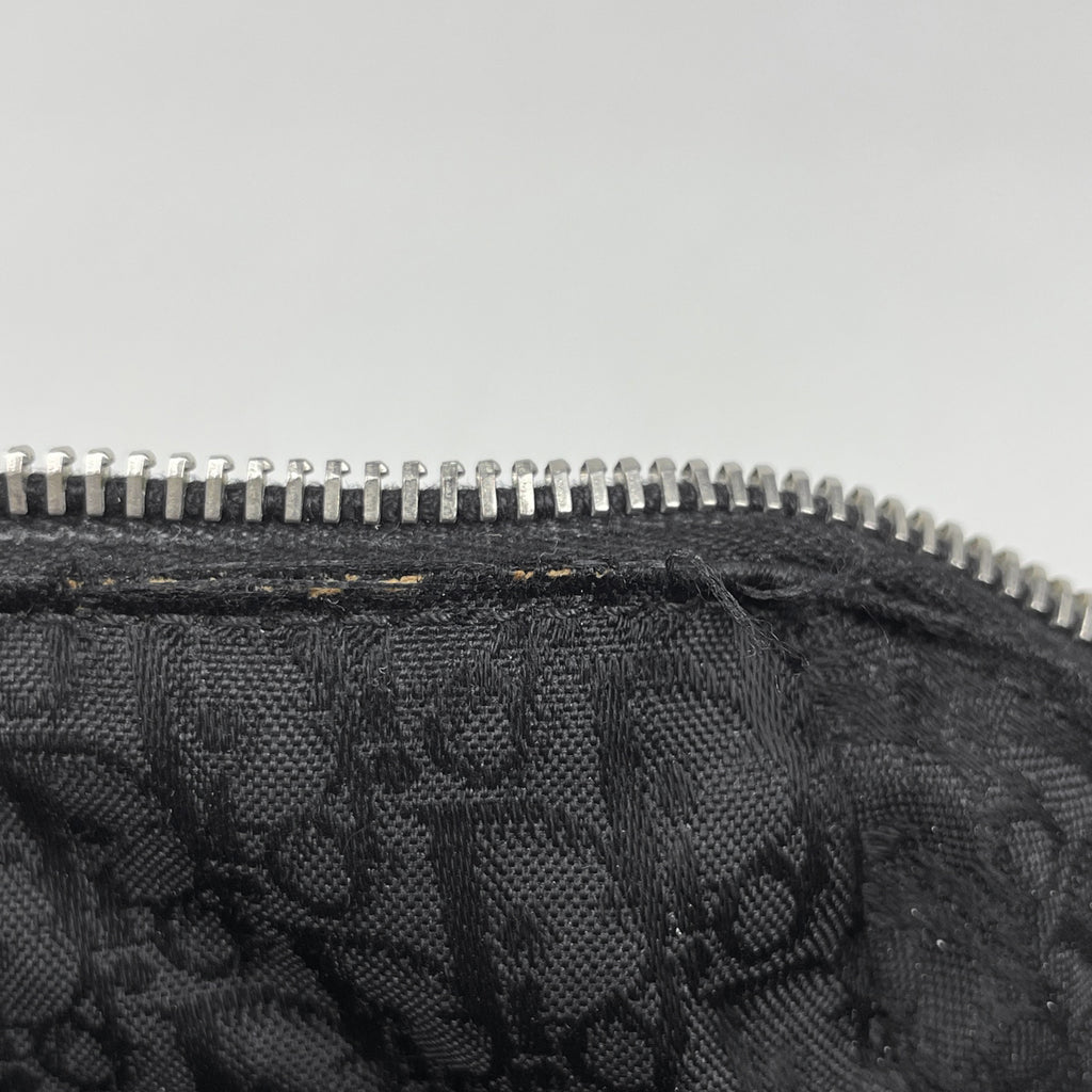 クリスチャンディオール ロゴ ハンドバッグ ショルダーバッグ ハンドバッグ レザー ブラック レディース 【中古】brbag