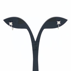 ダイヤモンド デザインイヤリング プラチナ イヤリング Pt900 ダイヤモンド レディース 【中古】nbjwl