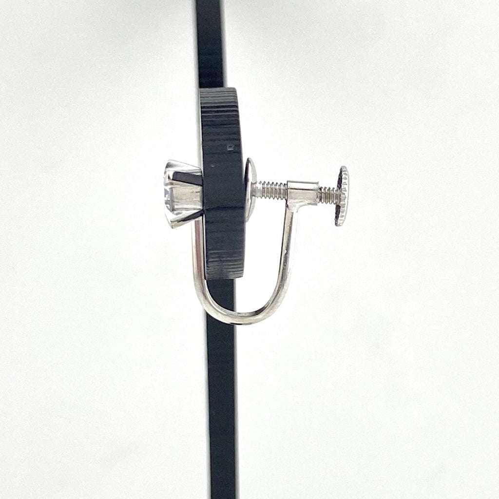 ダイヤモンド デザインイヤリング プラチナ イヤリング Pt900 ダイヤモンド レディース 【中古】nbjwl