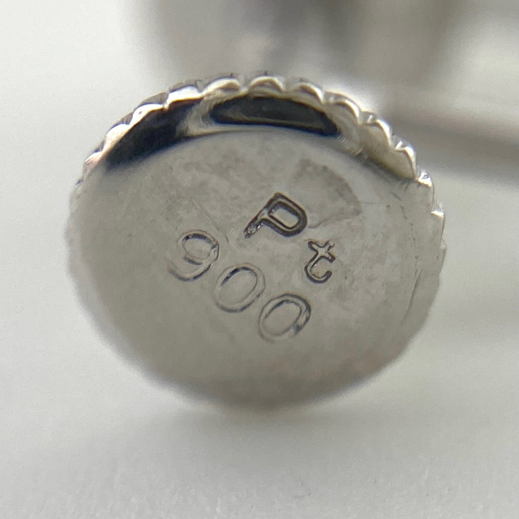 ダイヤモンド デザインイヤリング プラチナ イヤリング Pt900 ダイヤモンド レディース 【中古】nbjwl