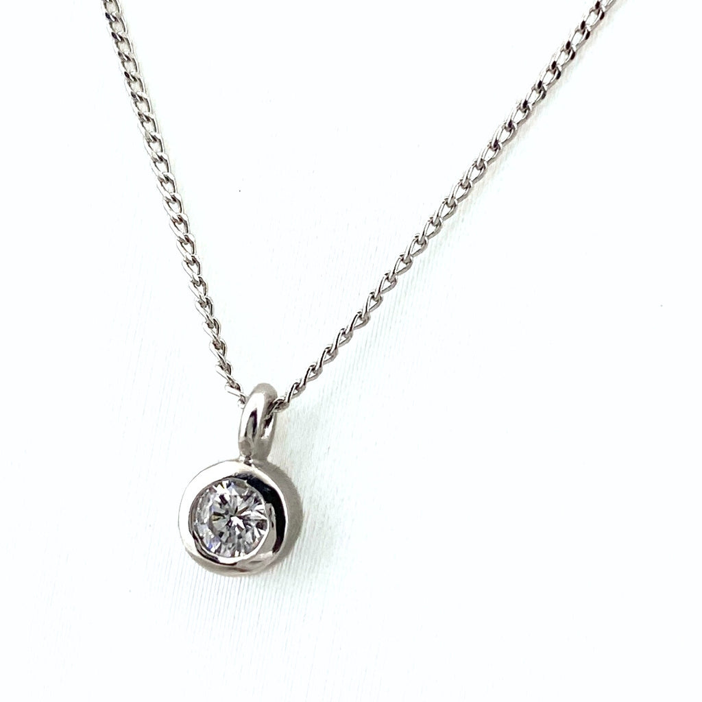 メレダイヤ デザインネックレス プラチナ ペンダント ネックレス Pt850 ダイヤモンド レディース 【中古】nbjwl