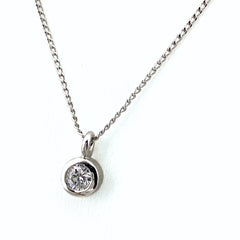 メレダイヤ デザインネックレス プラチナ ペンダント ネックレス Pt850 ダイヤモンド レディース 【中古】nbjwl