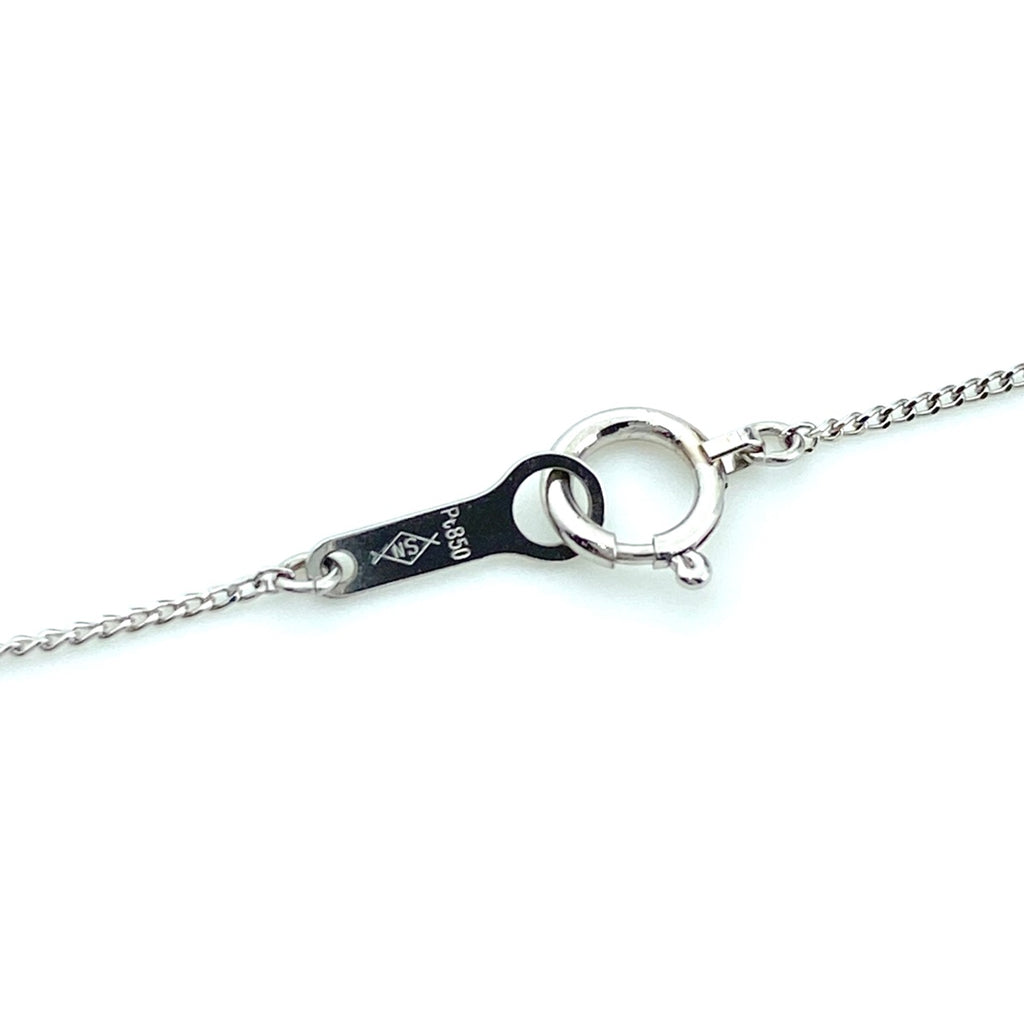 メレダイヤ デザインネックレス プラチナ ペンダント ネックレス Pt850 ダイヤモンド レディース 【中古】nbjwl