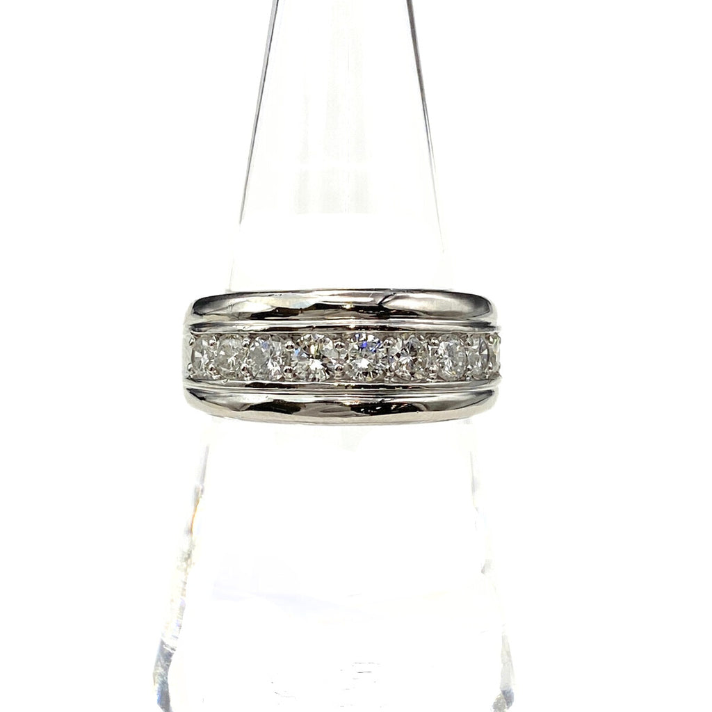 メレダイヤ デザインリング プラチナ 指輪 リング 16.5号 Pt900 ダイヤモンド レディース 【中古】nbjwl