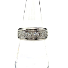 メレダイヤ デザインリング プラチナ 指輪 リング 16.5号 Pt900 ダイヤモンド レディース 【中古】nbjwl