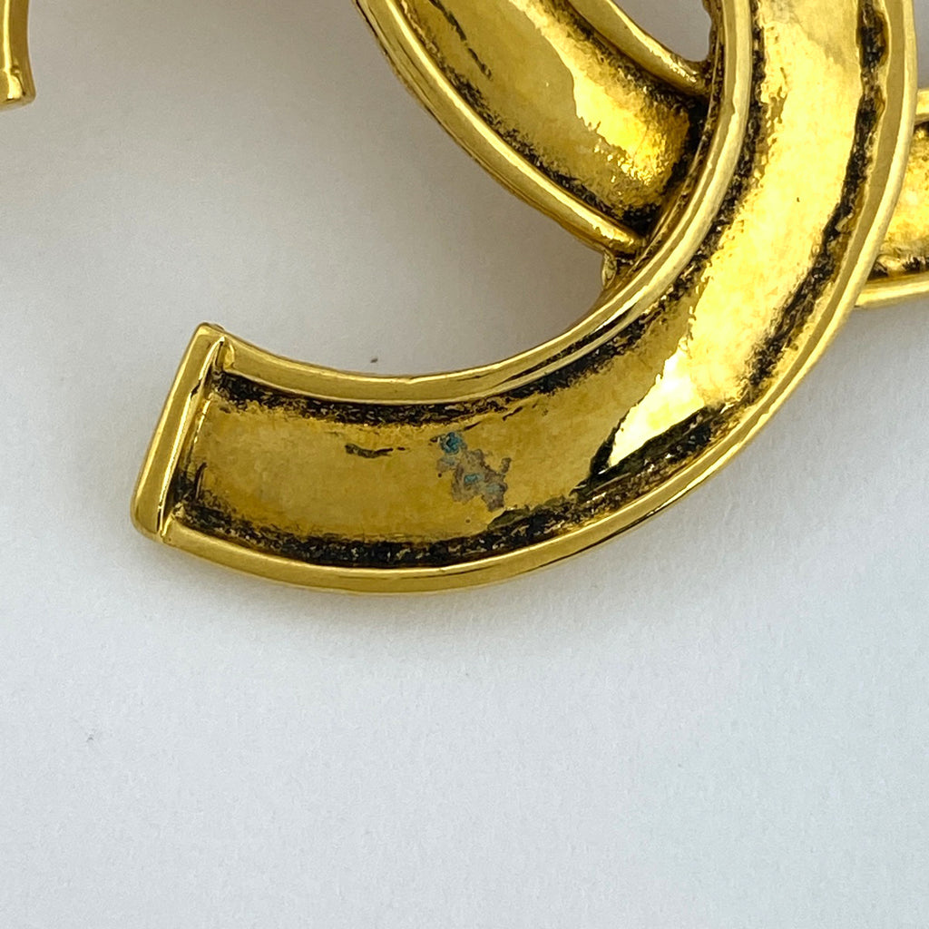 シャネル ココマーク チェーン ネックレス CC ネックレス GP ゴールド レディース 【中古】bracc