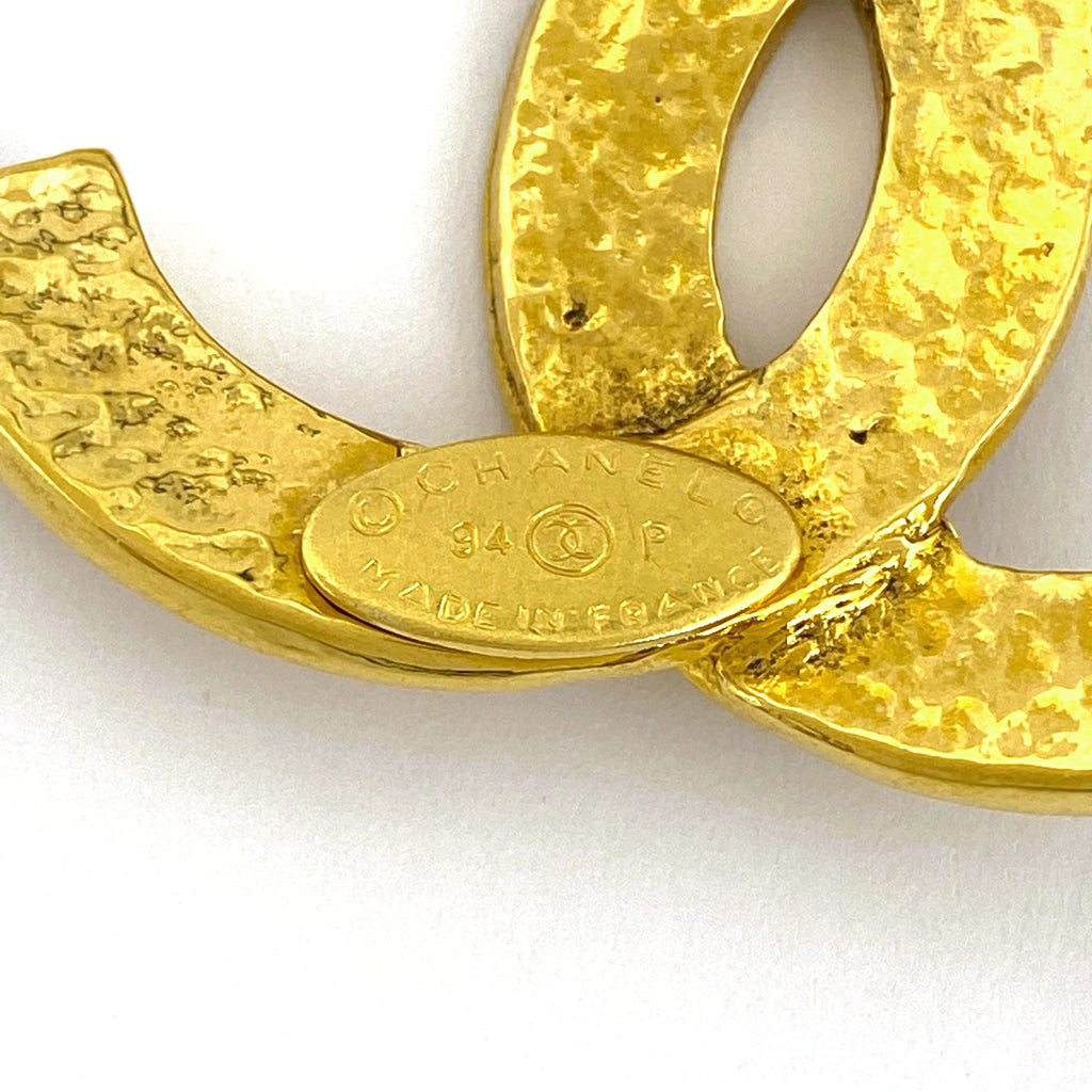 シャネル ココマーク チェーン ネックレス CC ネックレス GP ゴールド レディース 【中古】bracc