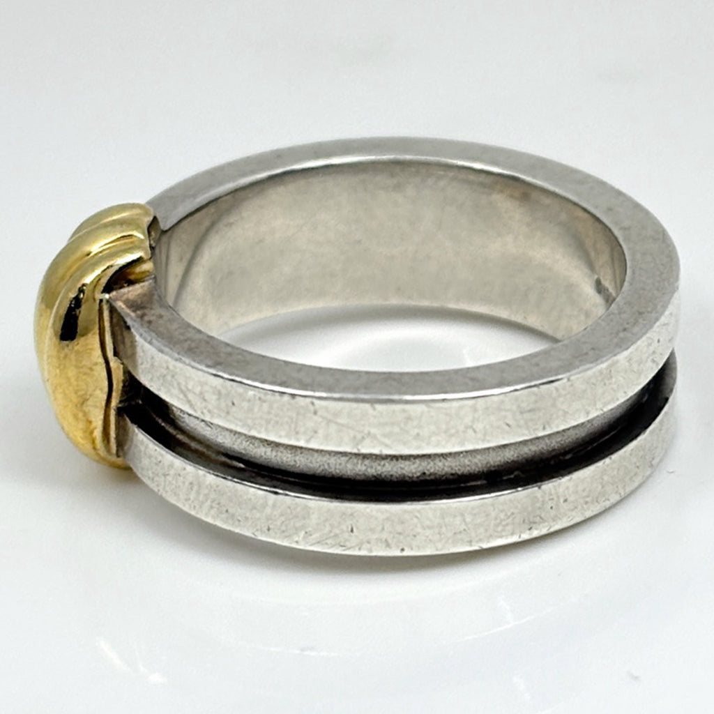 ティファニー グルーブド ウィズ リング リング 15号 シルバー925 750