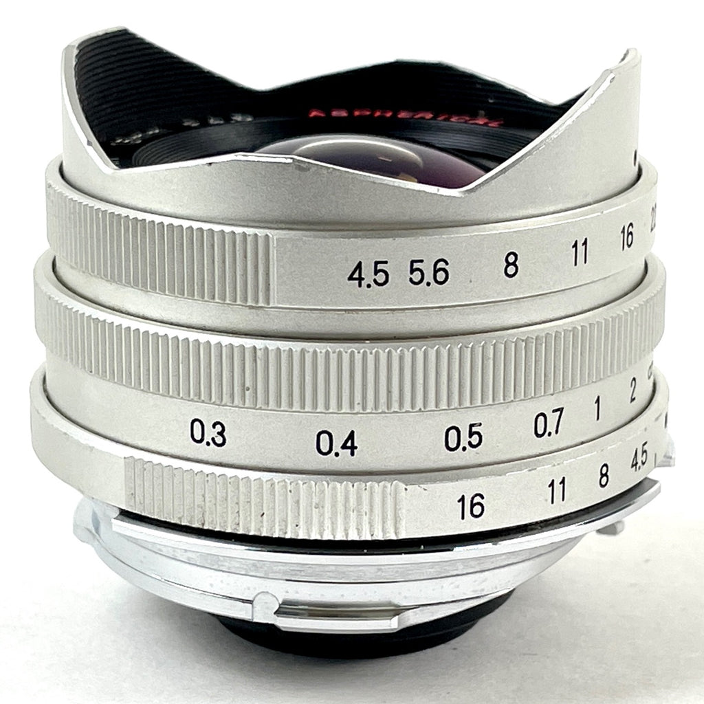フォクトレンダー Voigtlander SUPER WIDE-HELIAR 15mmF4.5 Aspherical シルバー レンジファインダーカメラ用レンズ 【中古】cambb