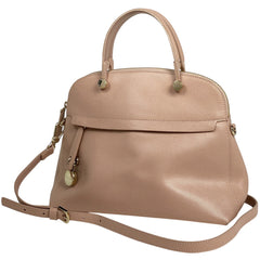 フルラ ロゴ ハンドバッグ 2WAY ショルダーバッグ パイパー ハンドバッグ レザー ピンク レディース 【中古】brbag