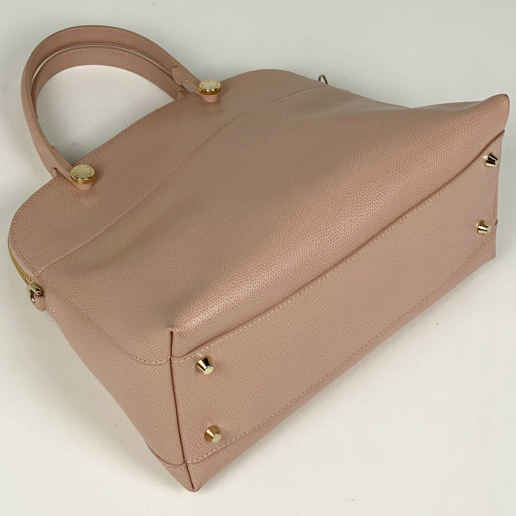 フルラ ロゴ ハンドバッグ 2WAY ショルダーバッグ パイパー ハンドバッグ レザー ピンク レディース 【中古】brbag