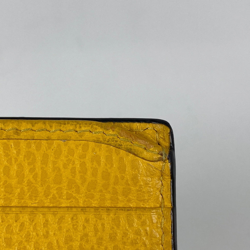 グッチ インターロッキングG 長財布 二つ折り 長財布 レザー ブラック 610467 メンズ 【中古】brbag