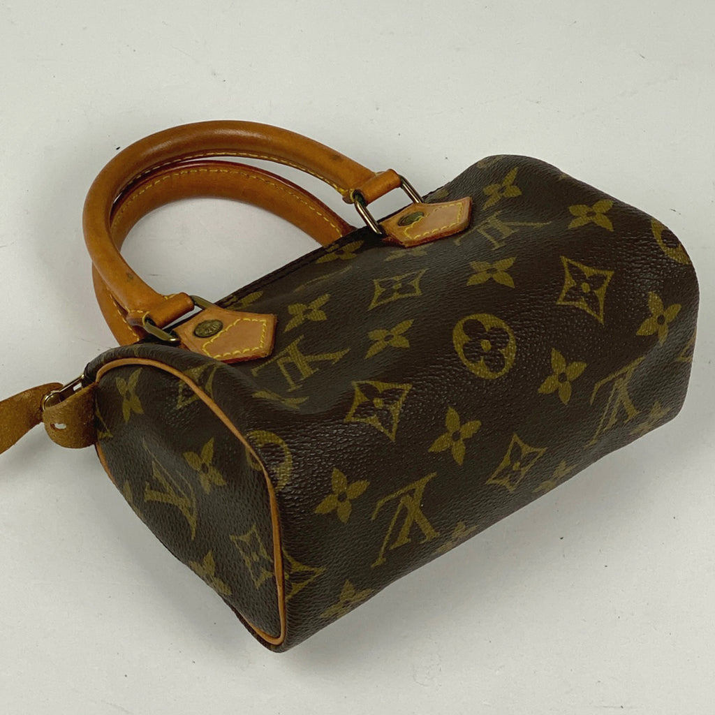 ルイ・ヴィトン ミニ スピーディ 手提げ ハンドバッグ モノグラム ブラウン M41534 レディース 【中古】brbag