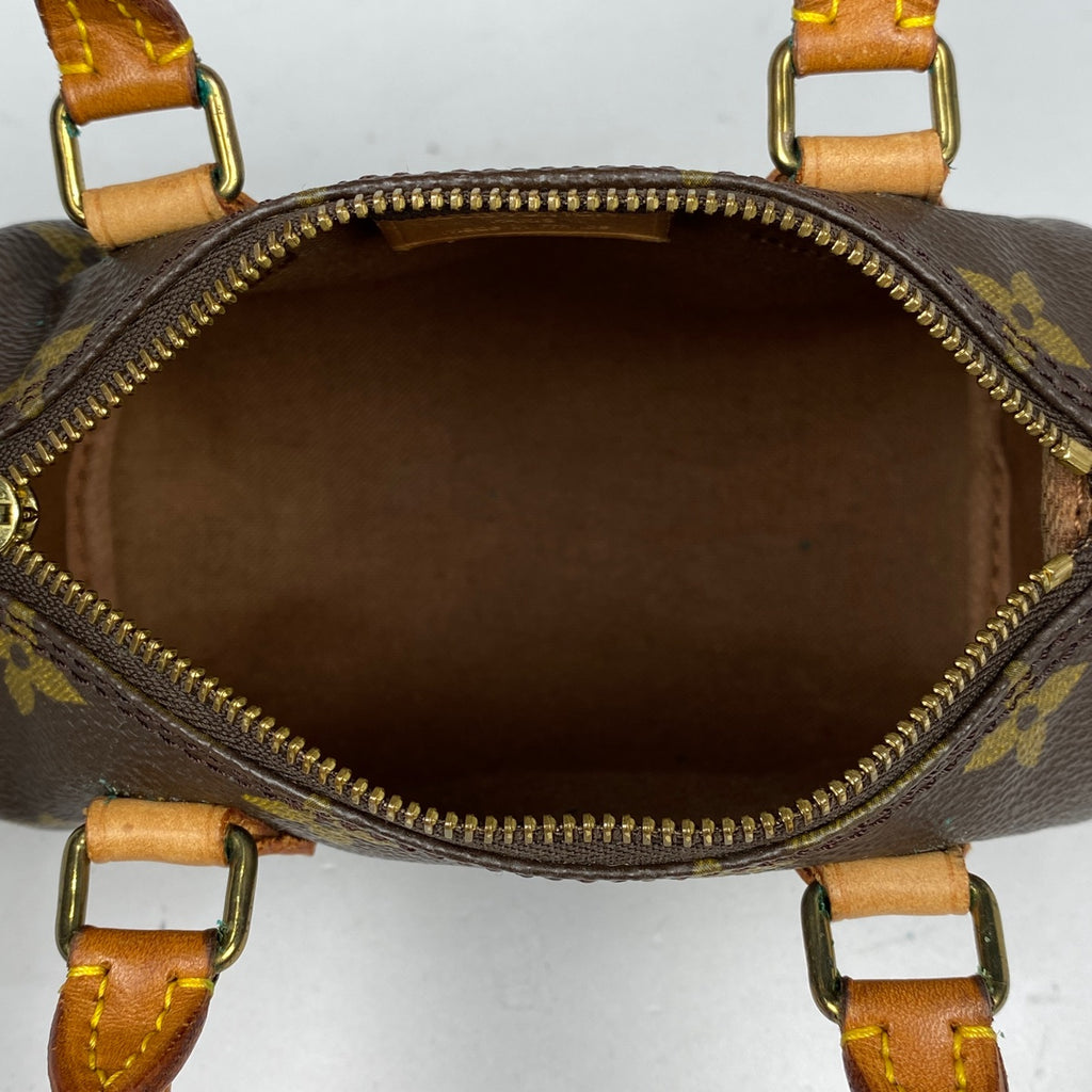 ルイ・ヴィトン ミニ スピーディ 手提げ ハンドバッグ モノグラム ブラウン M41534 レディース 【中古】brbag