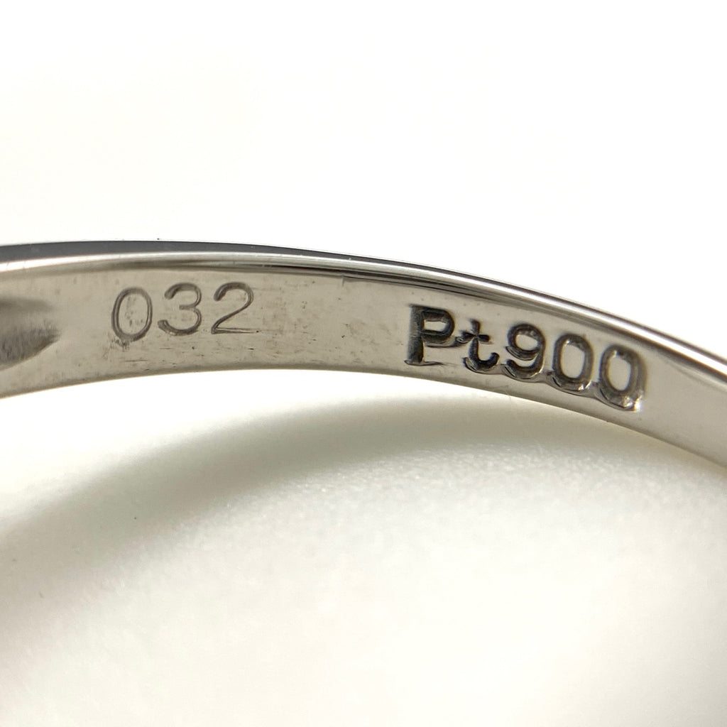 メレダイヤ デザインリング プラチナ 指輪 リング 10号 Pt900 ダイヤモンド レディース 【中古】nbjwl