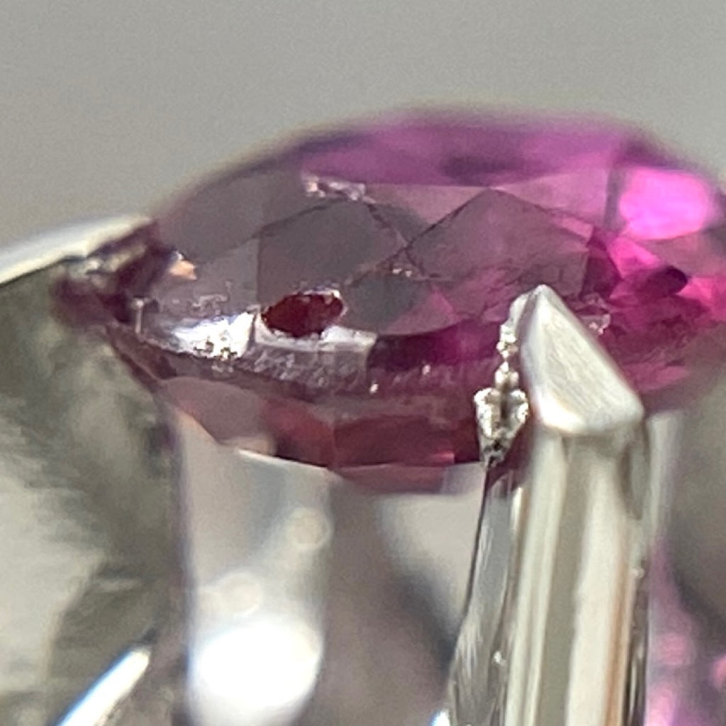 ルビー デザインリング プラチナ 指輪 メレダイヤ リング 13.5号 Pt900 ルビー ダイヤモンド レディース 【中古】nbjwl