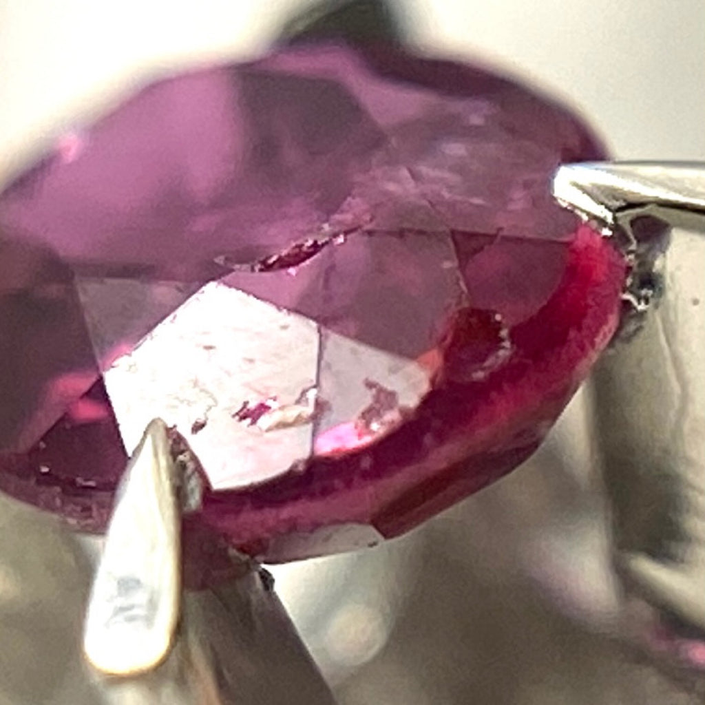 ルビー デザインリング プラチナ 指輪 メレダイヤ リング 13.5号 Pt900 ルビー ダイヤモンド レディース 【中古】nbjwl