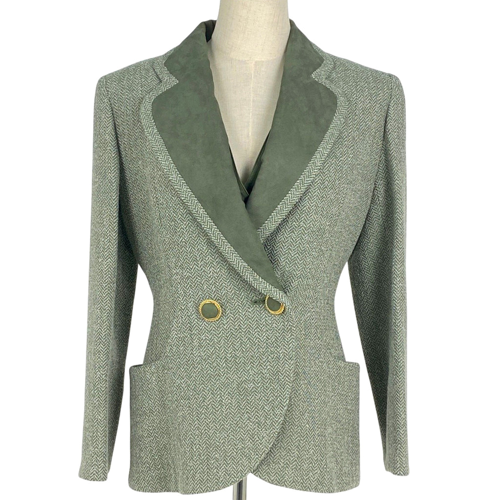 クリスチャンディオール ジャケット ベスト セット テーラード ジャケット その他ジャケット グリーン レディース 【中古】brapp