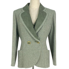 クリスチャンディオール ジャケット ベスト セット テーラード ジャケット その他ジャケット グリーン レディース 【中古】brapp
