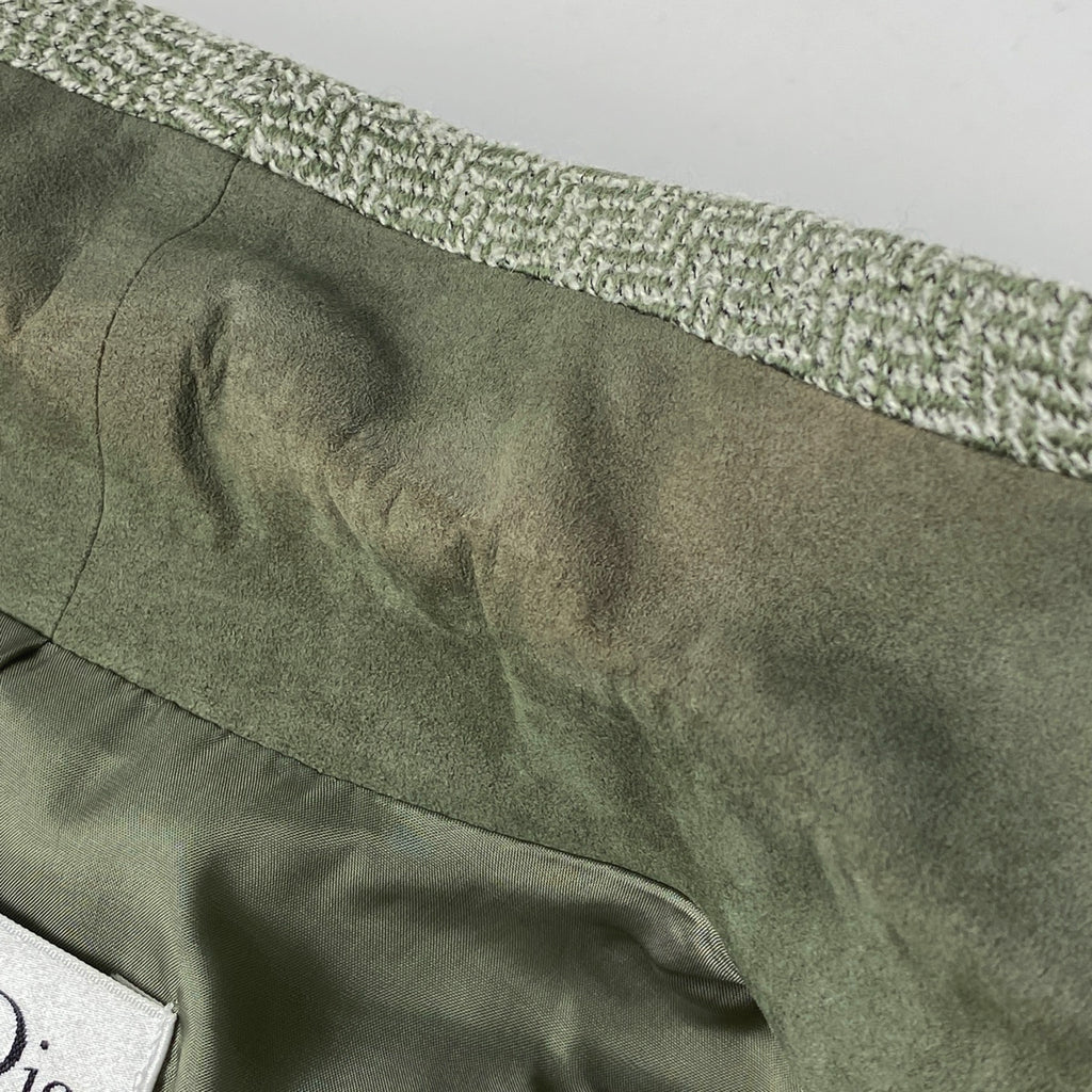 クリスチャンディオール ジャケット ベスト セット テーラード ジャケット その他ジャケット グリーン レディース 【中古】brapp