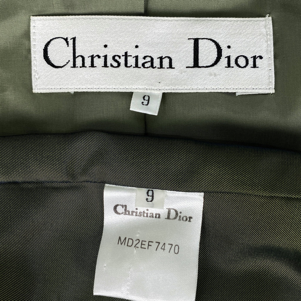 クリスチャンディオール ジャケット ベスト セット テーラード ジャケット その他ジャケット グリーン レディース 【中古】brapp
